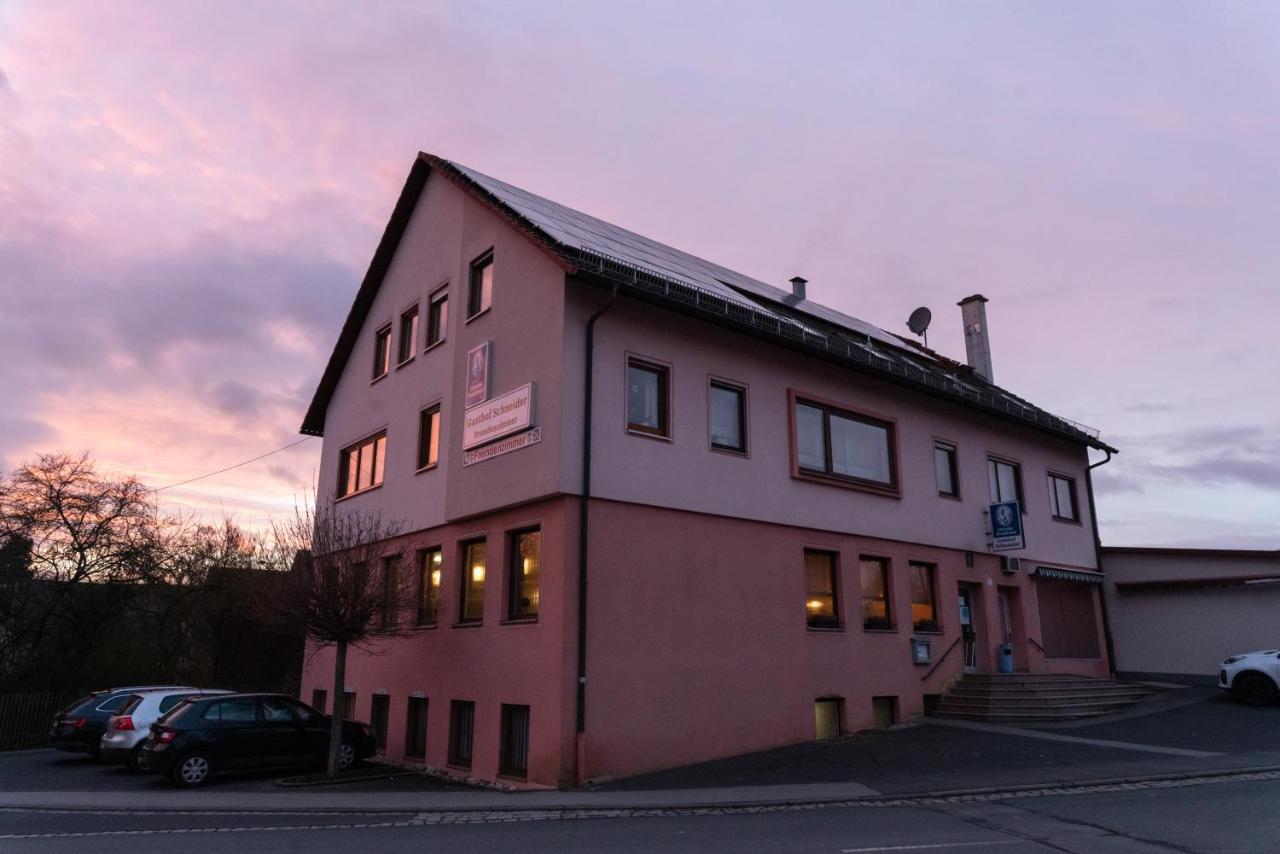 Gasthaus Schneider Bad Bocklet Exterior foto